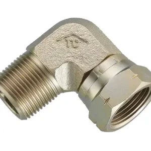 Swivel nut elbow